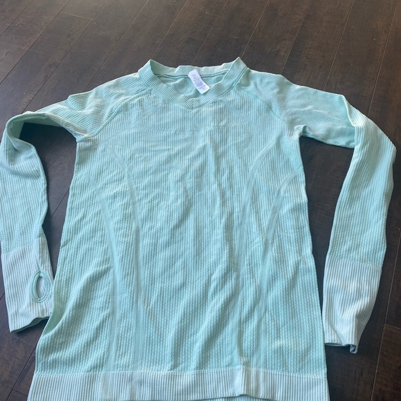 Ivivva Mint Green Ribbed Long Sleeve Top - Picture 8 of 11